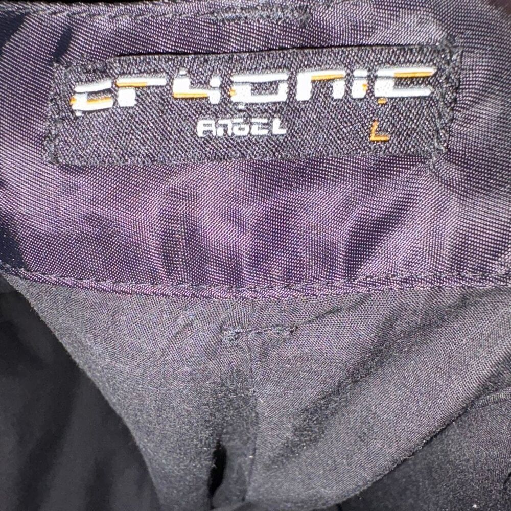 Cryonic Angel Nylon Windbreaker Cargo Pants Size L Rave Y2K Vintage Cyber Goth - Picture 7 of 9